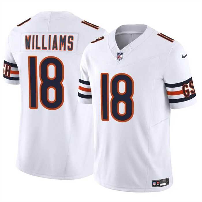 Youth Chicago Bears #18 Caleb Williams White 2024 Draft F.U.S.E Vapor Stitched Jersey Dzhi,We sell and wholesale Youth Chicago Bears #18 Caleb Williams White 2024 Draft F.U.S.E Vapor Stitched Jersey Dzhi on line form chian!